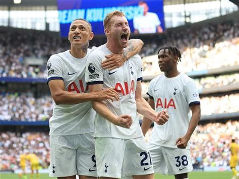 Tottenham 2 1 Sheffield United Richarlison And Dejan Kulusevski Stoppage Time Goals Claim Dramatic Win For Spurs Eurosport