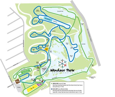 Trails Map Windsor Park Nordic Center