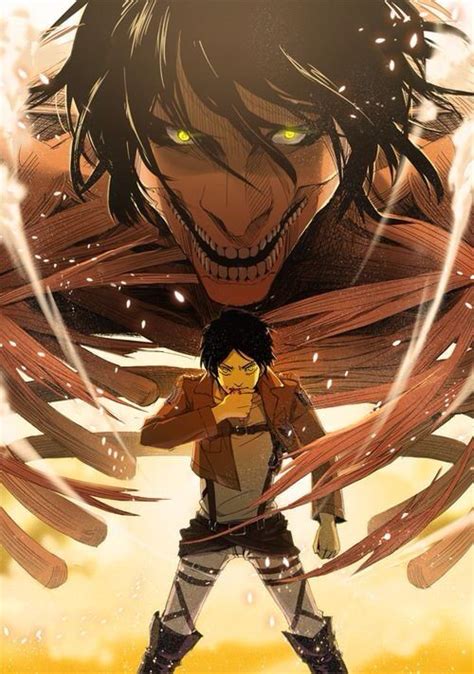 Transformation Eren Yeager Attack On Titan Art Attack On Titan Anime