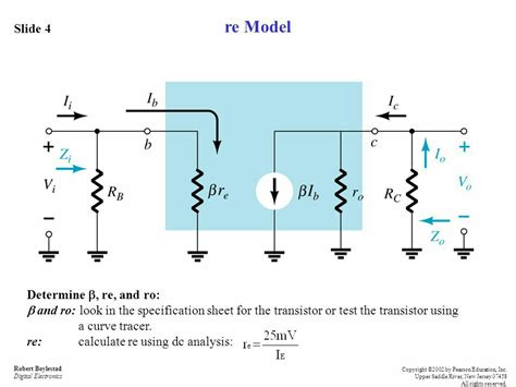 Transistors Bjt Ac Analysis Using R E Model Electrical Engineering