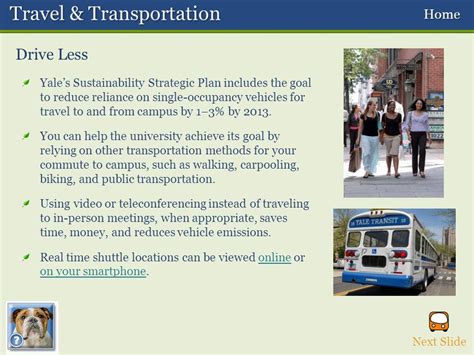 Transportation Yale Sustainability