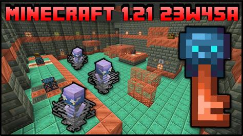 Trial Keys Breeze Trial Chambers Minecraft Snapshot 23W45a Youtube