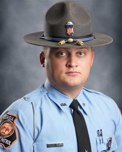 Trooper First Class Chase Winston Redner Georgia State Patrol Georgia