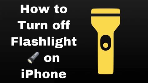 Turn Off Flashlight