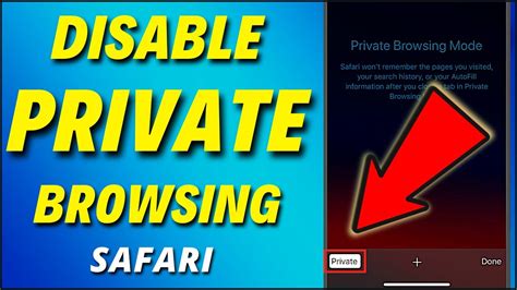 Turn Off Private Browsing: Disable Now