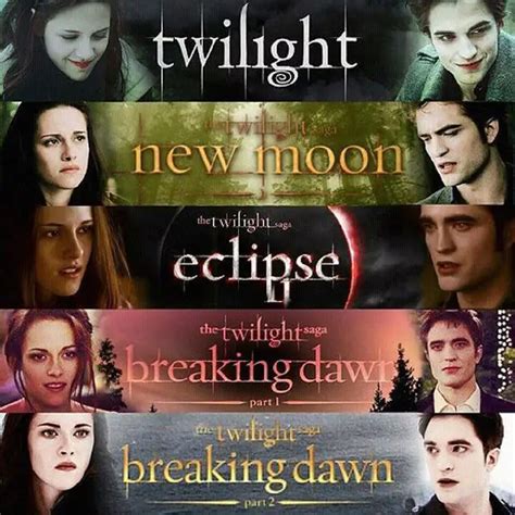 Twilight Movies In Order: Watch Series