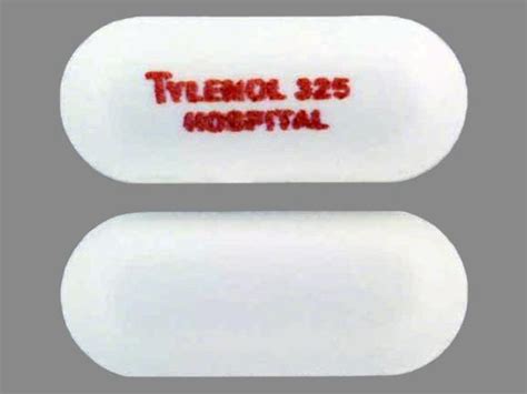 Tylenol 325 Pill Tylenol 325 Mg