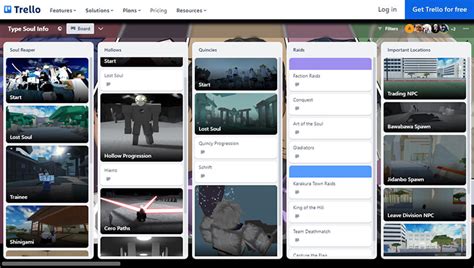 Type Soul Trello