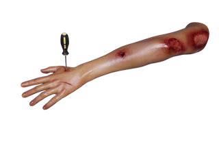 Types Of Wounds Dura Yong Arm Prop Dapper Cadaver Props