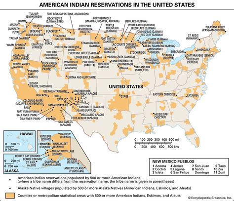 U S American Indian Reservations Students Britannica Kids