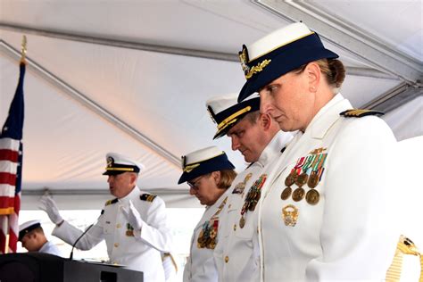 U S Coast Guard Cutter Healy Holds Change Of Command Ceremony United