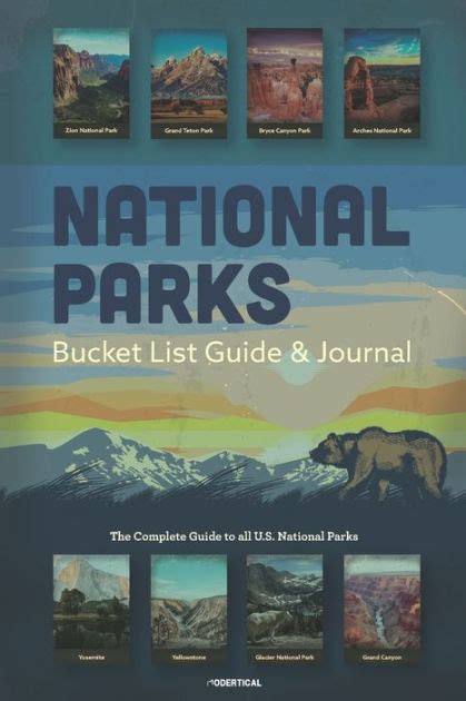 U S National Parks Bucket List Book Adventure And Travel Log Book List Of Attractions For 63 National Parks To Plan Your Visits Journal Organize