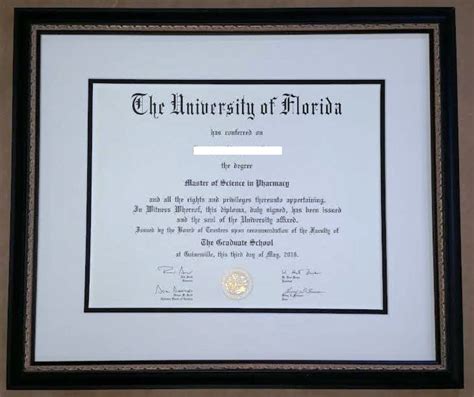 Uf Diploma Dimensions