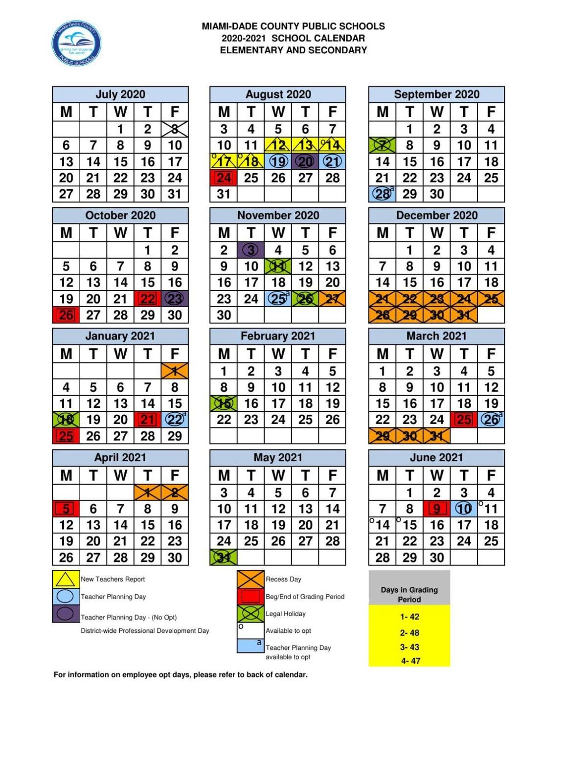 Uf Semester Calendar