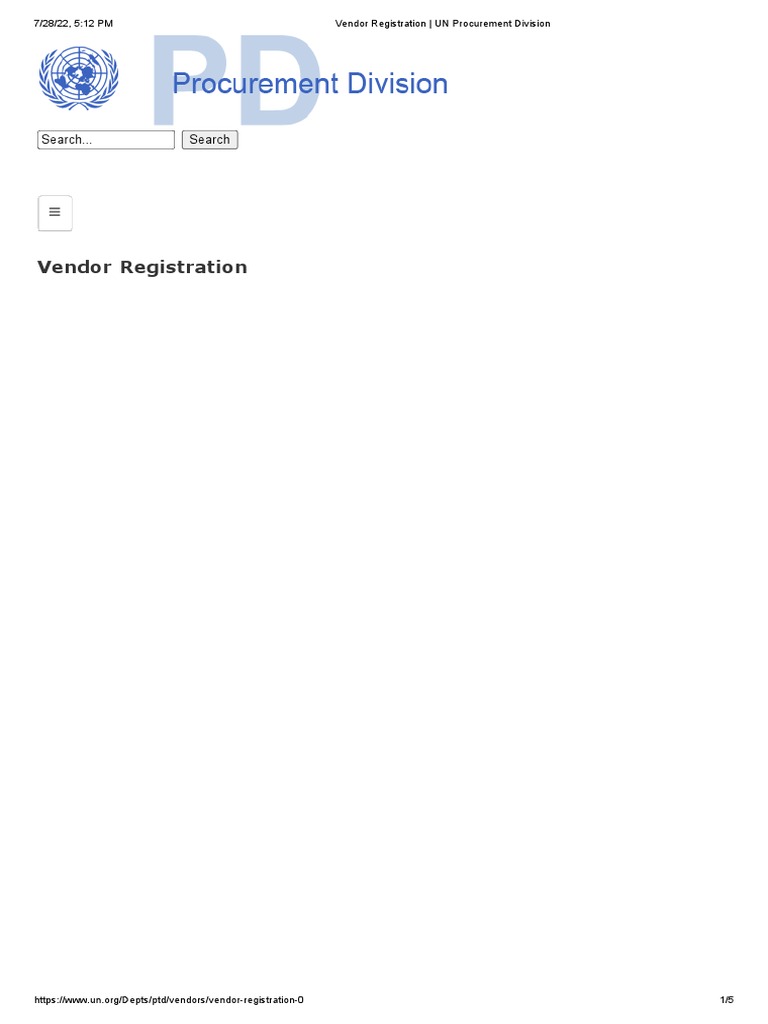 Uf Vendor Registration Requirements