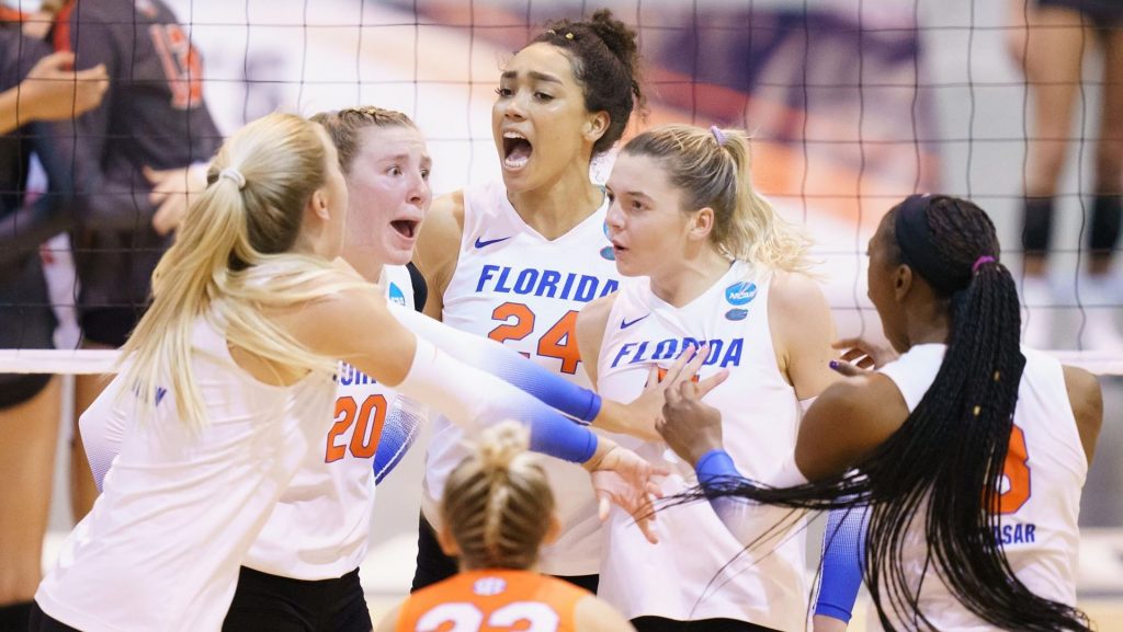 Uf Volleyball Gators Are Elite Uf Advances To Regional Final With Win