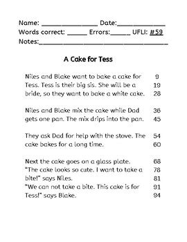 Ufli Decodable Text Cbm For Lesson 59 Progress Monitoring By Betty Botter