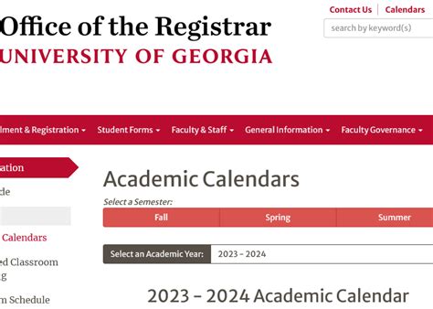 Uga Academic Calendar 2023 2024 Seekersnewsgh Com