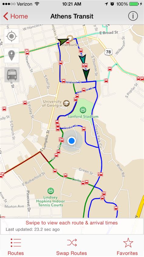 Uga Mobile App Now Includes Athens Transit Bus Routes Uga Today