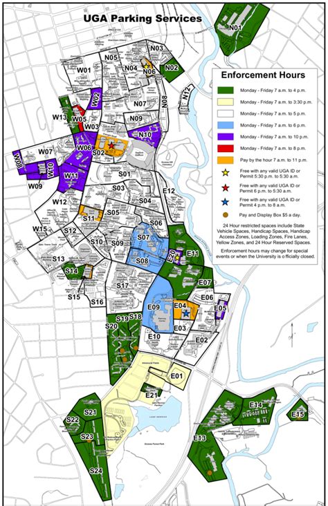 Uga Parking Enforcement Hours