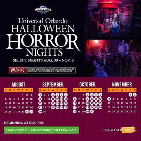 Universal Orlando Halloween Horror Nights 2025 Dates Vale Cassandra