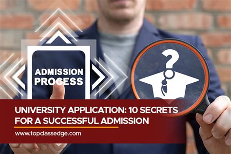 University Application 10 Secrets For A Successful Admission Top