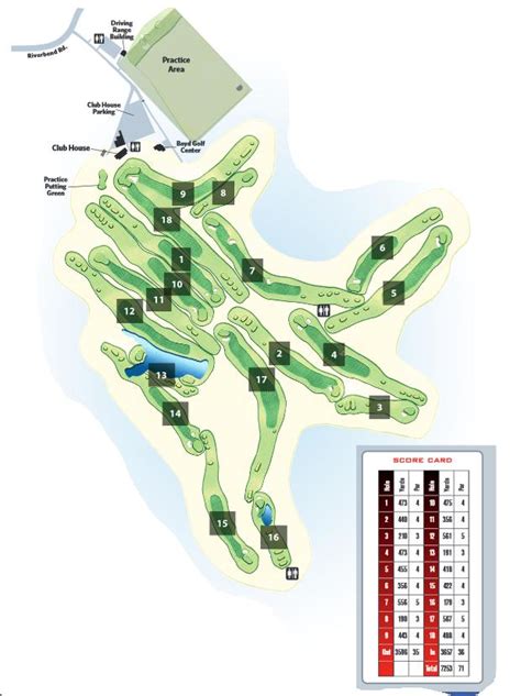 University Of Georgia Golf Course Layout Map Course Database