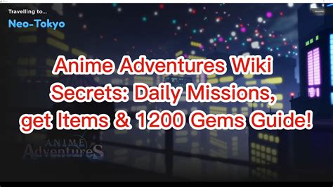 Unlock The Ultimate Anime Adventures Wiki Secrets Daily Missions Items