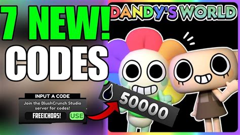 Upd Codes Dandy S World Roblox Codes 2024 Dandys World Codes 2024