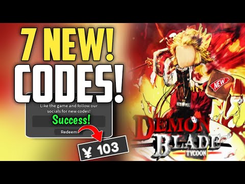 Update Codes Demon Blade Codes Roblox Codes Codes For Demon Blade