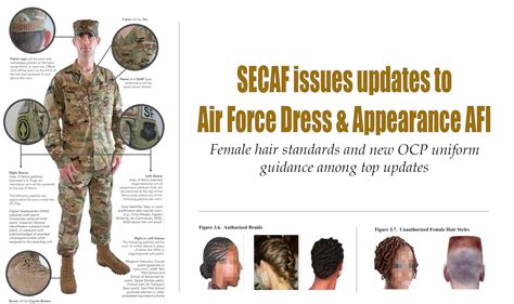 Updates To Dress Appearance Afi Air Force S Personnel Center