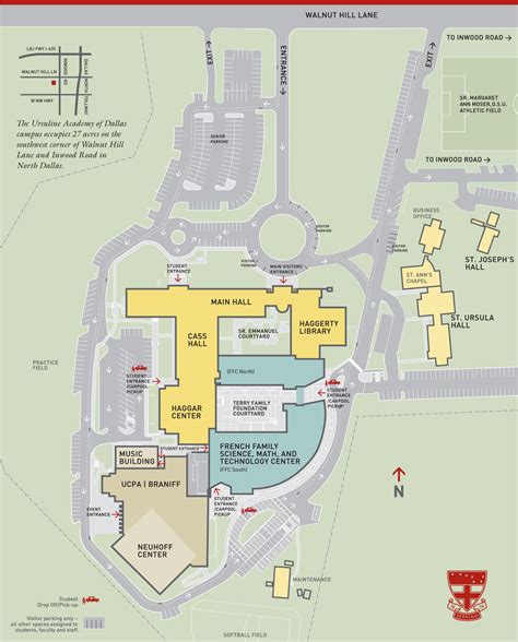 Ursuline Campus Map