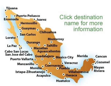 Us Mexico Map: Find Best Routes And Destinations