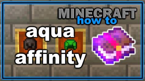 Use Of Aqua Affinity In Minecraft Aqua Affinity Minecraft Aqua