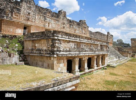 Uxmal Archaeological Site Yucatan Mexico Stock Photo Alamy