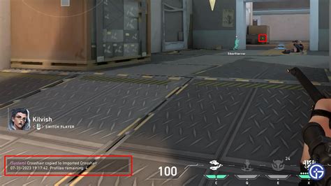 Valorant How To Copy Steal Crosshairs Gamer Tweak