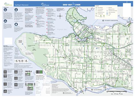 Vancouver Cycling Map