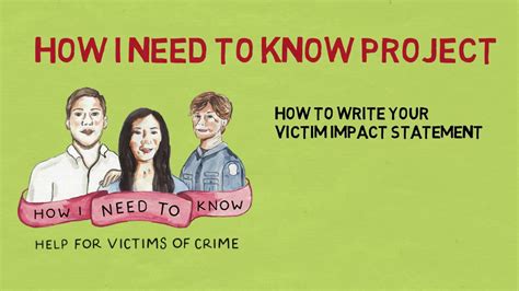 Victim Impact Statement: Know Your Rights