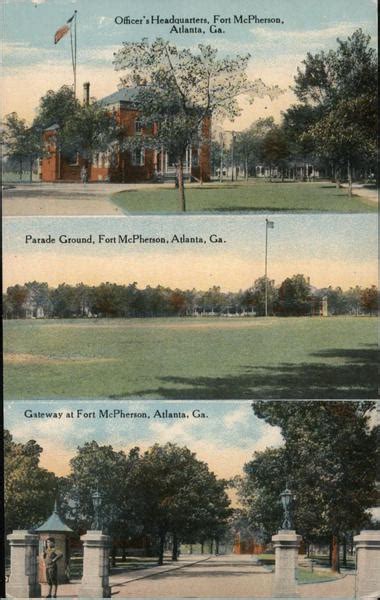 Views Of Fort Mcpherson Atlanta Ga Postcard