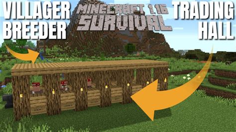 Villager Breeder Minecraft: Easy Trading Halls