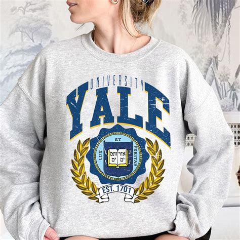 Vintage Style Yale University Sweatshirt Yale University Shirt Yale