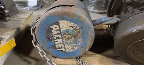 Vintage Yale Spur Geared Block 2 Ton Chain Hoist Model Bb Working