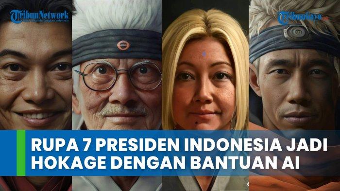 Viral Rupa 7 Presiden Indonesia Jadi Hokage Dengan Bantuan Ai