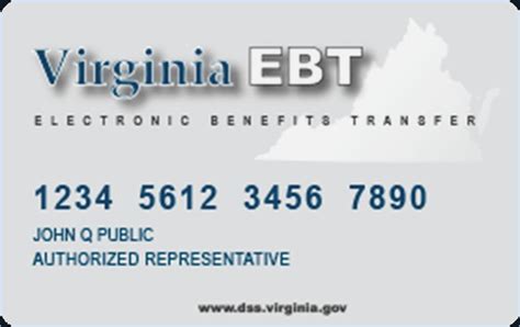 Virginia Ebt Card Balance Food Stamps Ebt