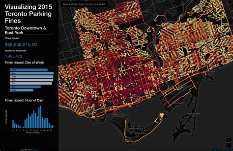 Visualizing Toronto Parking Fines X Post From R Dataisbeautiful R