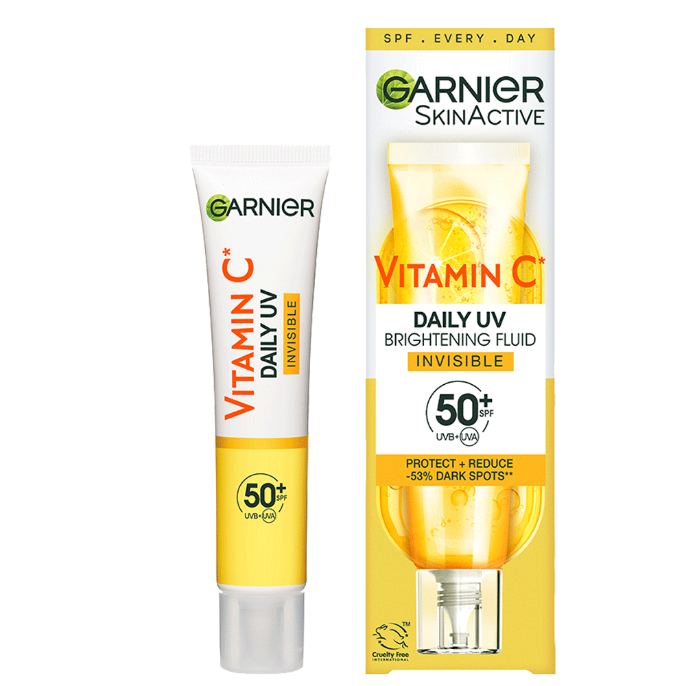 Vitamin C Daily Uv Brightening Invisible Fluid Spf50 Garnier Uk