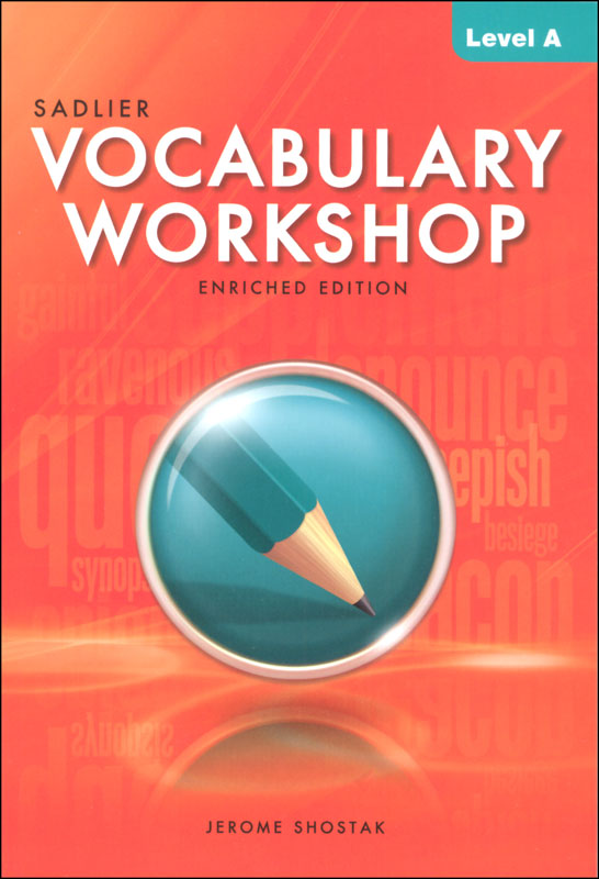 Vocabulary Workshop Enriched Student Edition Grade 6 Level A