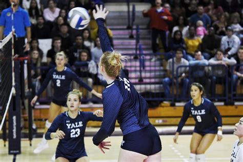 Volleyball Elis Head Back On The Road To Face Princeton And Penn