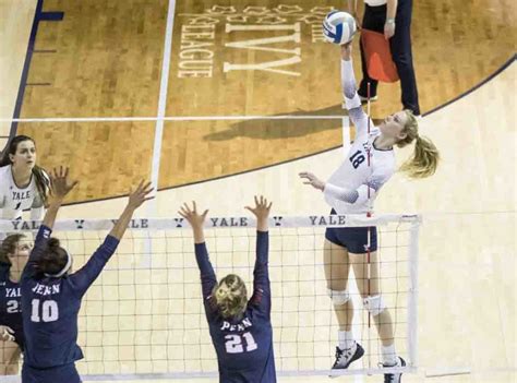 Volleyball Yale Jumps Atop Ivy League Yale Daily News