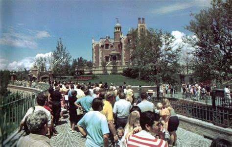 Walk Up To The Haunted Mansion Walt Disney World Magic Kingdom 1971